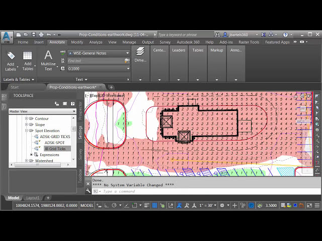 فیلم آموزشی: استفاده از Civil 3D برای ایجاد نمایشگاه Cut & Fill Workwork با زیرنویس فارسی