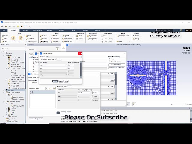 فیلم آموزشی: شبیه سازی CFD شیمی دیوار سطحی (جذب گونه روی دیوار) با استفاده از Ansys Fluent || روش MRF