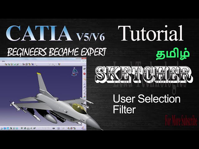 فیلم آموزشی: CATIA V5/V6 تامیل آموزش قسمت - 1 | اسکچر با زیرنویس فارسی