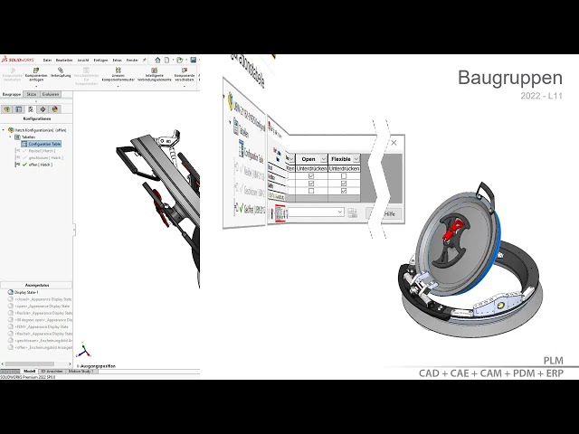 فیلم آموزشی: SOLIDWORKS 2022 - مجموعه ها - جدول پیکربندی با زیرنویس فارسی