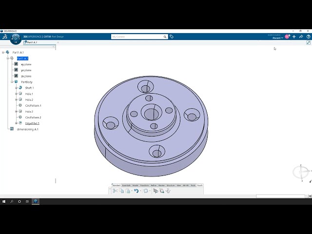 فیلم آموزشی: CATIA 3DEXPERIENCE 2022x: فعال کردن درخت مشخصات با زیرنویس فارسی