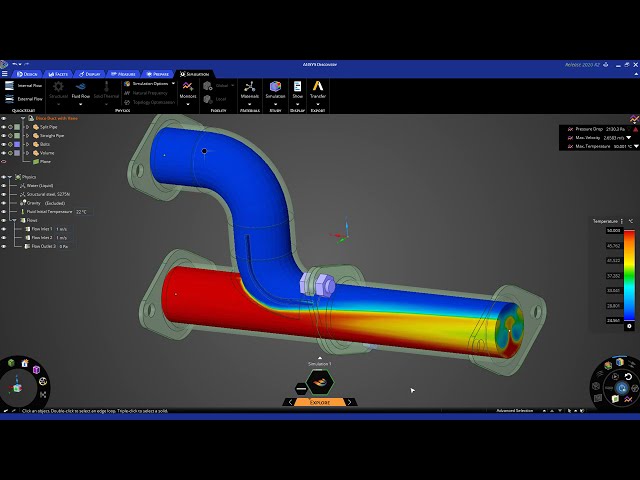 فیلم آموزشی: Ansys Discovery: قسمت 1 راه اندازی شبیه سازی جریان سیال با زیرنویس فارسی