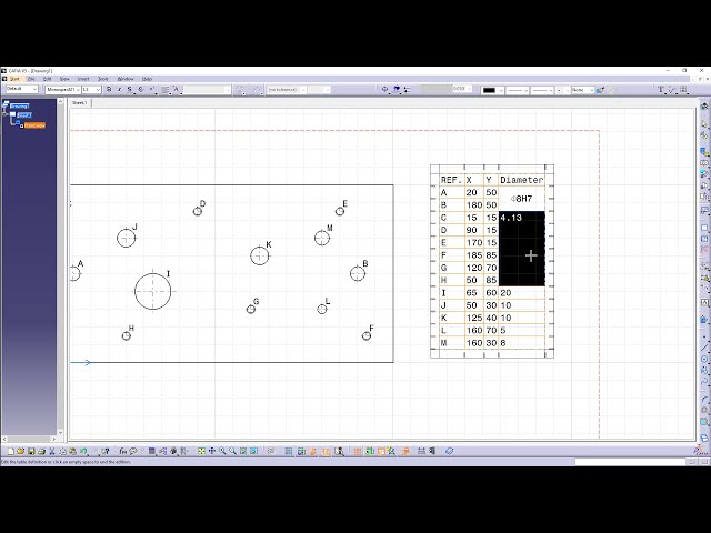 فیلم آموزشی: جدول ابعاد سوراخ ها [نکاتی و ترفندهای CATIA]