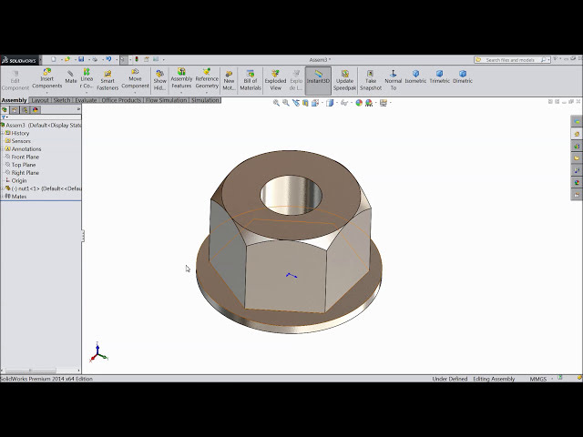 فیلم آموزشی: آموزش اسمبلی Solidworks: Coincident Mate با زیرنویس فارسی