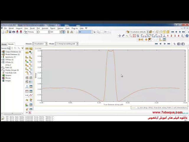 فیلم آموزشی: جوشکاری قوس الکتریکی با استفاده از زیربرنامه DFLUX Abaqus با زیرنویس فارسی