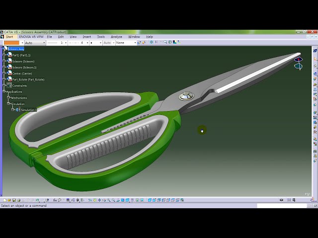 فیلم آموزشی: قیچی Catia DMU Kinematics