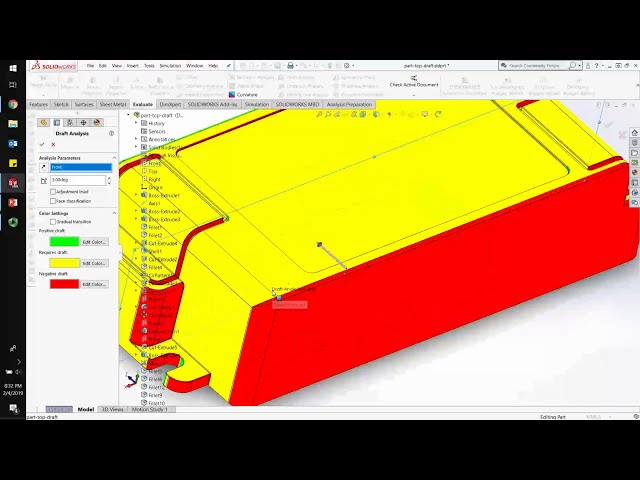 فیلم آموزشی: پیش نویس آنالیز زاویه در SolidWorks با زیرنویس فارسی