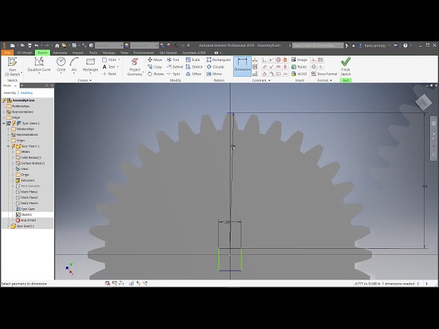 فیلم آموزشی: Autodesk Inventor 2018: 12: Simple Gears با زیرنویس فارسی