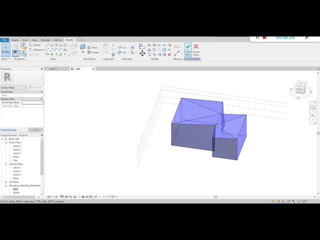 فیلم آموزشی: نحوه ساختن فرم های جامد در Revit | Massing & Site Pt1 با زیرنویس فارسی