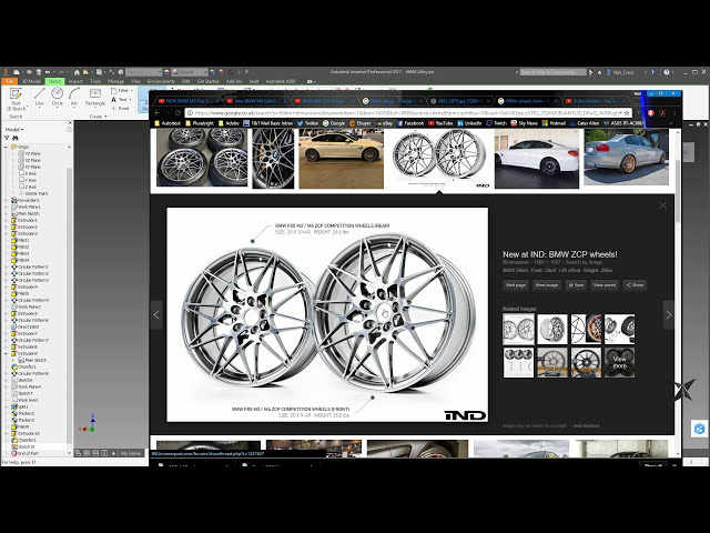 فیلم آموزشی: Autodesk Inventor - آموزش رینگ BMW M4