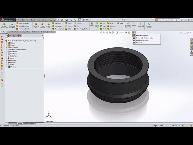 فیلم آموزشی: SOLIDWORKS TUTORIAL : فیلتر هوا مستقیم گرد با زیرنویس فارسی