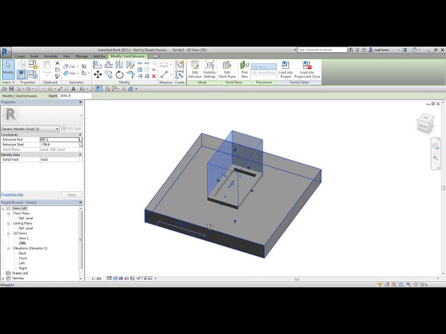 فیلم آموزشی: Revit - پنجره ای در یک دیوار شیب دار | BIMv