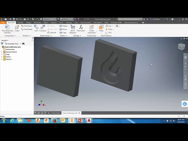 فیلم آموزشی: نحوه ساخت قالب ساده - Autodesk Inventor