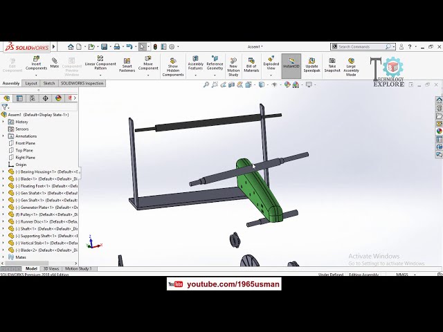 فیلم آموزشی: نحوه اعمال Limit Distance Mate در SolidWorks با زیرنویس فارسی