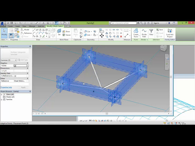 فیلم آموزشی: مدل سازی قاب فضایی در Revit با زیرنویس فارسی