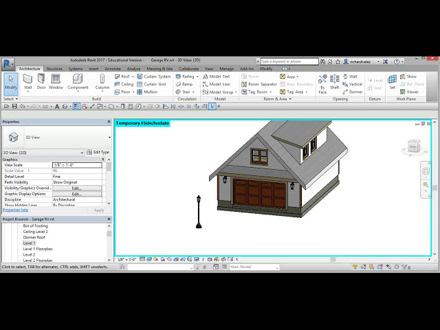 فیلم آموزشی: چراغ های بیرونی تریم 14 گوشه Revit Garage با زیرنویس فارسی