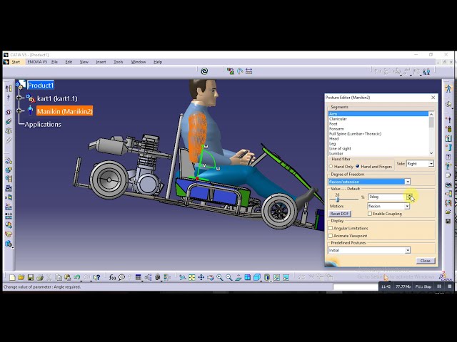 فیلم آموزشی: نحوه انجام ارگونومی برای وسایل نقلیه در CATIA V5 R20