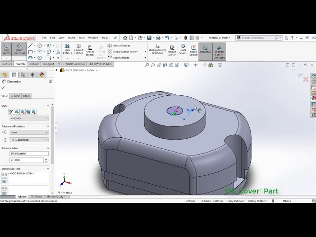 فیلم آموزشی: آموزش Solidworks: موتور DC با زیرنویس فارسی