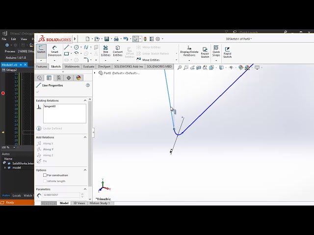 فیلم آموزشی: SolidWorks API با ویژوال بیسیک - ایجاد خطوط طرح (3/9) با زیرنویس فارسی