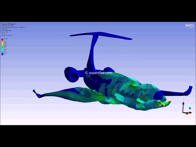 فیلم آموزشی: ANSYS WB Explicit Dynamics FEA - شبیه سازی برخورد و برخورد هواپیما با یک ساختمان