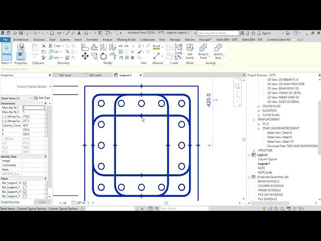 فیلم آموزشی: بخش معمولی ستون در Revit