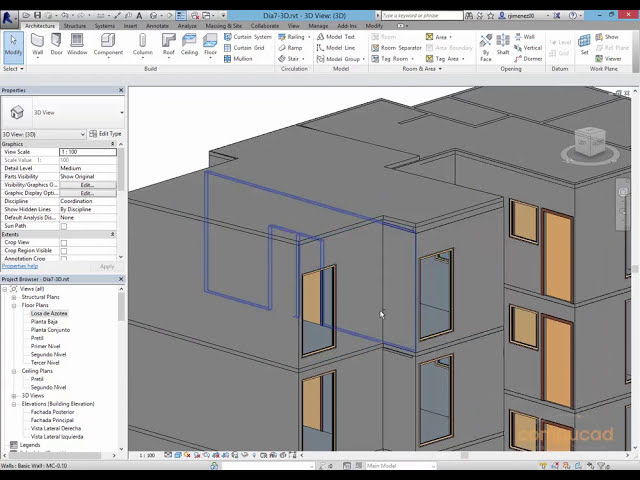 فیلم آموزشی: دال سقف شیبدار Revit 11 با زیرنویس فارسی