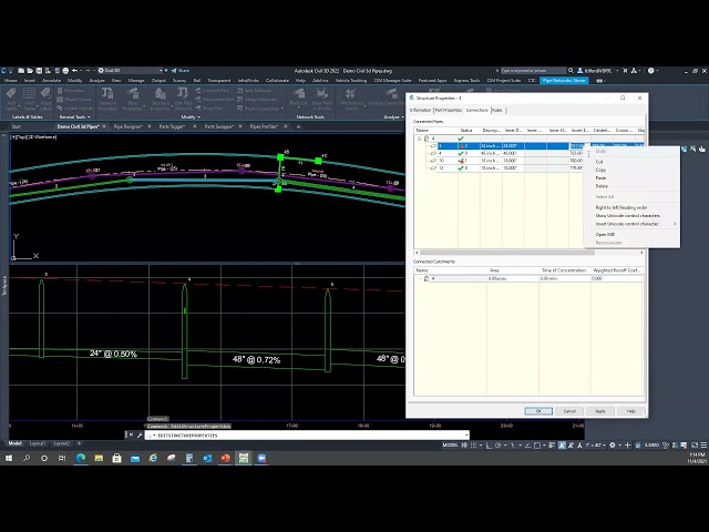 فیلم آموزشی: نحوه ویرایش کارآمد Pipe Runs در Civil 3D با زیرنویس فارسی