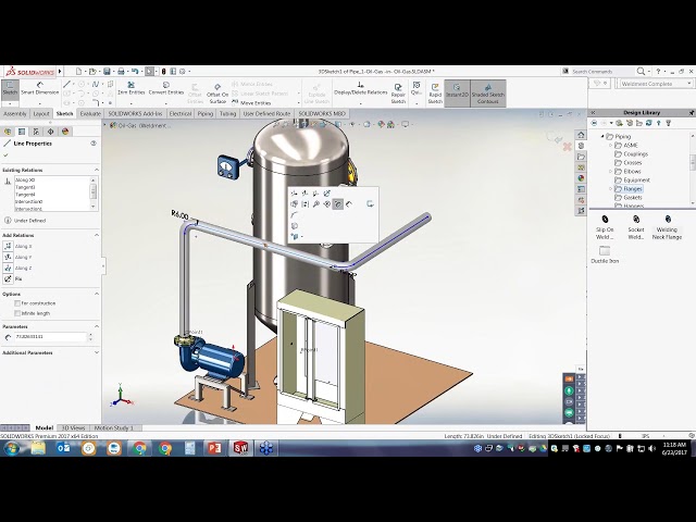 فیلم آموزشی: تمرکز بر صنعت پریمیوم SOLIDWORKS - انرژی، کارخانه و فرآیند، و تجهیزات صنعتی با زیرنویس فارسی