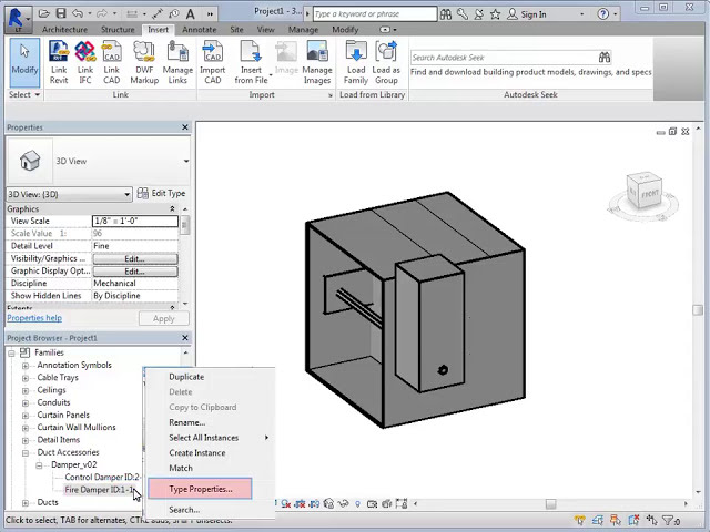 فیلم آموزشی: Greenheck - نحوه استفاده از محتوای Dynamic Revit از CAPS For Dampers با زیرنویس فارسی