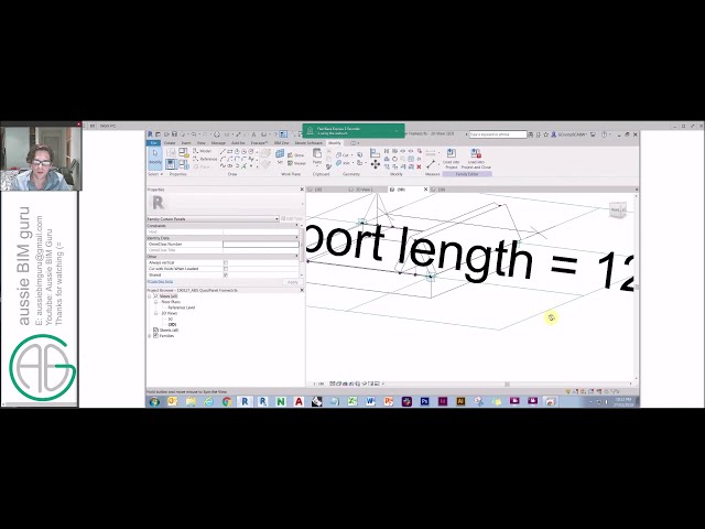 فیلم آموزشی: اجزای تطبیقی ​​در Revit (نماهای هوشمند 2/3) با زیرنویس فارسی