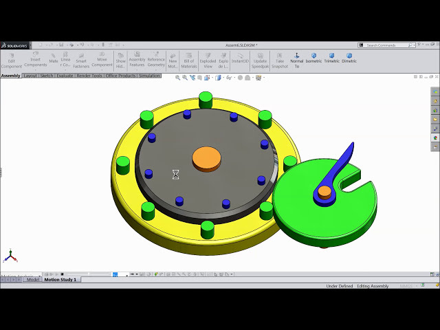 فیلم آموزشی: آموزش Solidworks | طراحی مکانیزم حرکت متناوب در Solidworks با زیرنویس فارسی