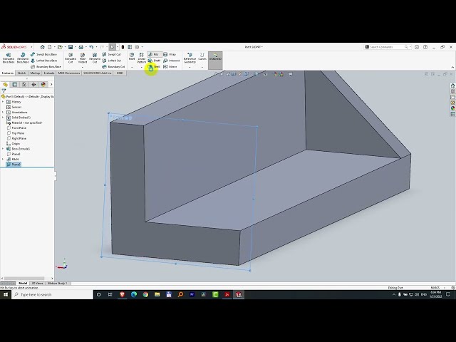 فیلم آموزشی: Rib را در SolidWorks ایجاد کنید با زیرنویس فارسی