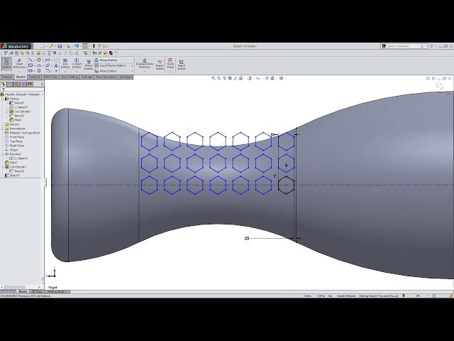 فیلم آموزشی: مدل پیچ گوشتی در Solidworks! تمرین مقدماتی سطح کار، ورزش با زیرنویس فارسی