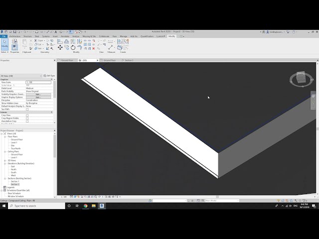 فیلم آموزشی: آموزش Revit – سقف بالک با زیرنویس فارسی