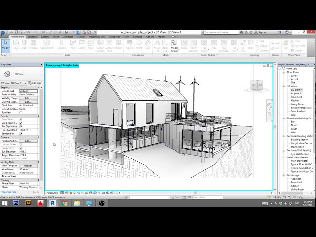 فیلم آموزشی: آموزش Revit: بخش 3D با زیرنویس فارسی