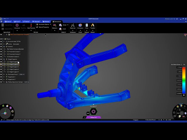 فیلم آموزشی: Ansys Discovery: قسمت 2 راه اندازی یک شبیه سازی ساختاری در یک اسمبلی با زیرنویس فارسی