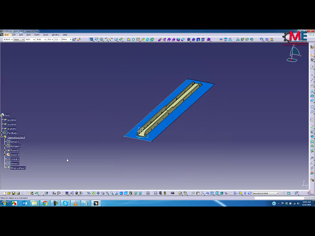 فیلم آموزشی: با استفاده از CATIA از WRAP SURFACE برای صاف کردن بخش جامد استفاده کنید