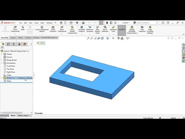 فیلم آموزشی: ویژگی های SolidWorks تعریف شده در زمینه یک خطای اسمبلی دیگر حل شده است #solidworks #solidworks2022