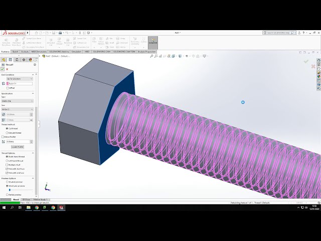 فیلم آموزشی: آموزش SOLIDWORKS THREAD TOOL - مقدمه ای برای استفاده از ابزار thread SolidWorks! با زیرنویس فارسی