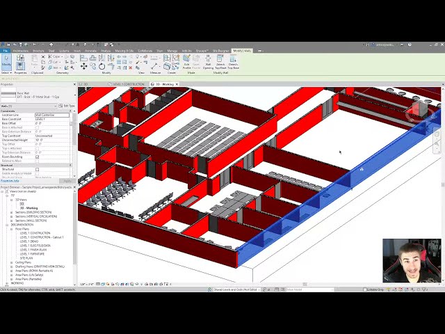 فیلم آموزشی: نحوه استفاده از Override های گرافیکی در Revit | Revit 2020 با زیرنویس فارسی