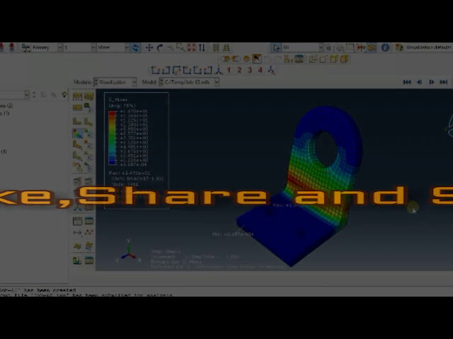 فیلم آموزشی: فیلم های آموزشی Abaqus - تحلیل سازه یک براکت جامد سه بعدی