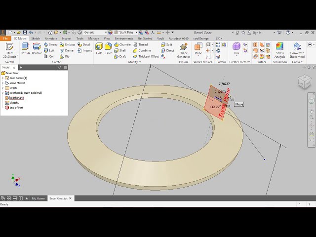 فیلم آموزشی: آموزش مدلسازی و انیمیشن Autodesk Inventor 'Bevel Gear'