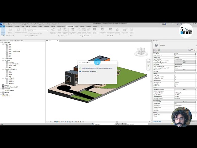 فیلم آموزشی: REVIT مدل Cloud Worksharing در بستر BIM 360 - ACC با زیرنویس فارسی