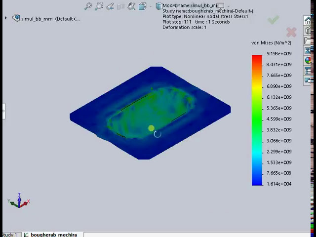 فیلم آموزشی: شبیه سازی solidworks stamping عمیق