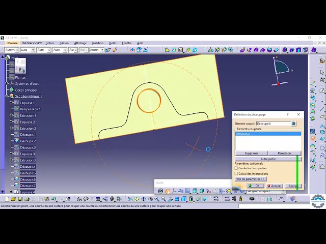 فیلم آموزشی: Generative Shape Design 1 آموزش مبتدی CATIA V5