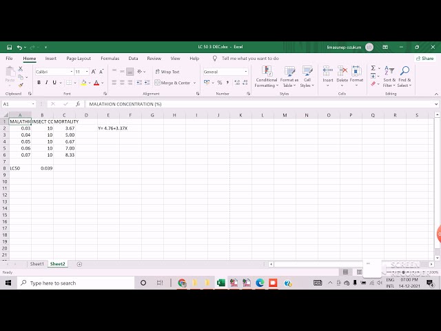 فیلم آموزشی: محاسبه LC50 از طریق آنالیز پروبیت با استفاده از SPSS با زیرنویس فارسی