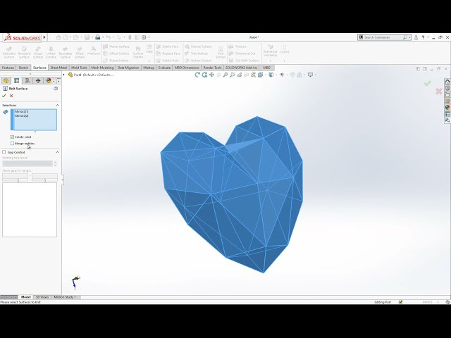 فیلم آموزشی: Low Poly Heart - آموزش SolidWorks با زیرنویس فارسی