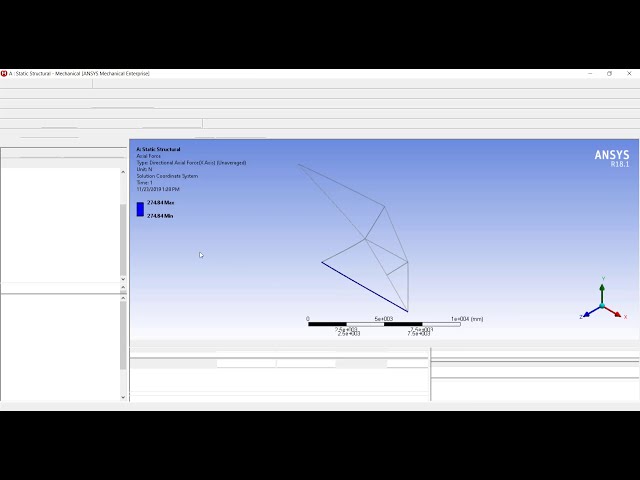 فیلم آموزشی: محاسبه نیروی محوری و نیروی واکنش در Ansys و Solidworks با زیرنویس فارسی