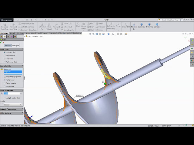 فیلم آموزشی: آموزش SolidWorks Auger با زیرنویس فارسی