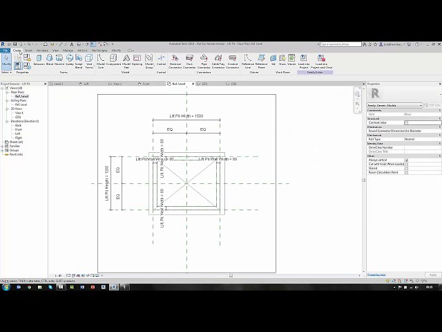 فیلم آموزشی: Revit 2019 چگونه یک خانواده Lift Pit ایجاد کنیم با زیرنویس فارسی